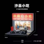 1:64 Asian Snack Shop with Light (1:64 scale) (Cars or Figure not included)