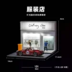1:64 Clothing Store Diorama with Display Lights (Cars or Figure not included)