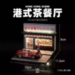 1:64 Hong Kong Style Tea Store Diorama (1:64 scale). (Cars or figures not included)