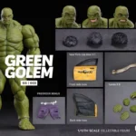 !! Pre-Order !! 6inch Plus Green Golem 1/12 Action Figure