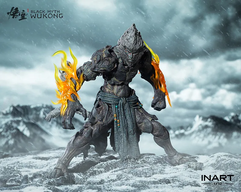 INART Black Myth: Wukong - Stone Monkey 1/12 Scale Figure INART Black Myth: Wukong - Stone Monkey 1/12 Scale Figure - Image 1