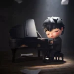 POP MART Hirono The Pianist Figure