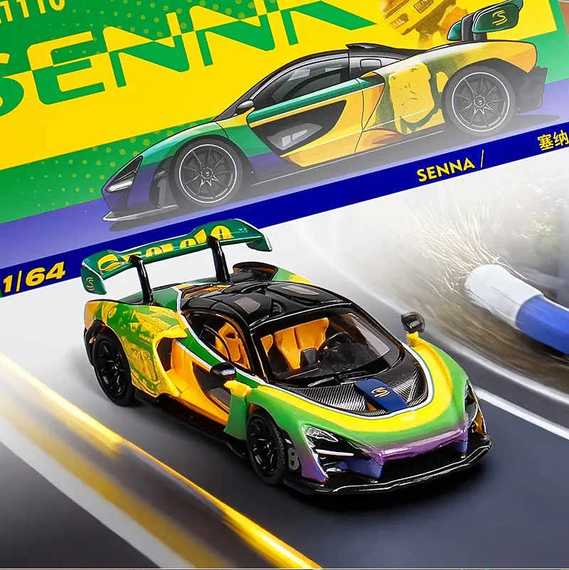 MASDI 1:64 Senna Yellow Green MASDI 1:64 Senna Yellow Green - Image 1