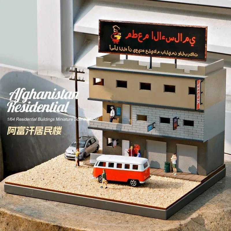 Arab Afghan Residential Building Diorama (Does not include figures or model cars) Arab Afghan Residential Building Diorama (Does not include figures or model cars) - Image 1