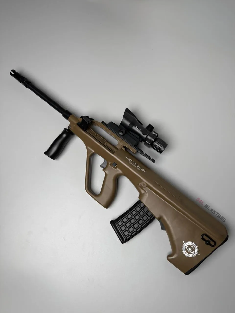 aug_t2 AUG Desert Tan Gel Blaster Toy Gun - Image 1