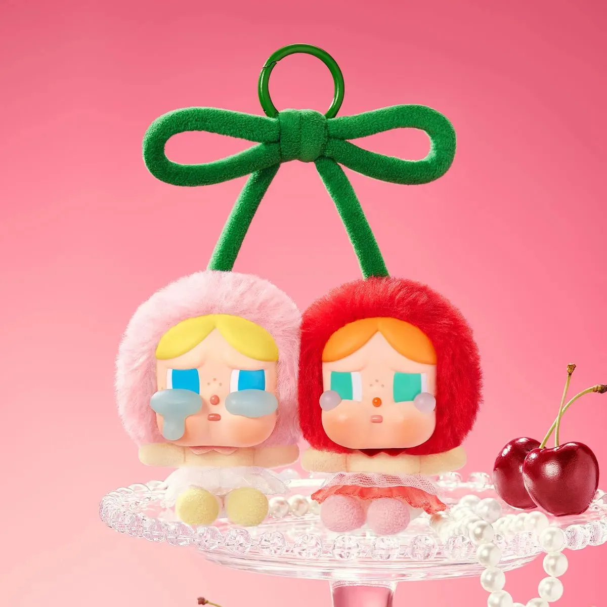 CRYBABY Crying For Love Series "Love You Cherry Much" Vinyl Plush Hanging Card 100% Authentic CRYBABY Crying For Love Series "Love You Cherry Much" Vinyl Plush Hanging Card 100% Authentic - Image 1