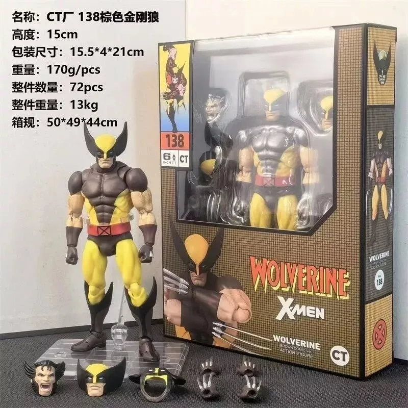 CT Toys MAF138 X-MEN Wolverine Action Figure COMIC Brown Suit Version CT Toys MAF138 X-MEN Wolverine Action Figure COMIC Brown Suit Version - Image 1