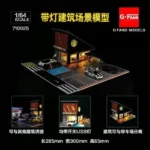 G-Fans 1:64 Scale LED-Illuminated Starbucks Coffee House Diorama (Cars & Model not included)