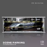 Garage with Caution Tape & decor Diorama and Lights (Does not include figures or model cars)
