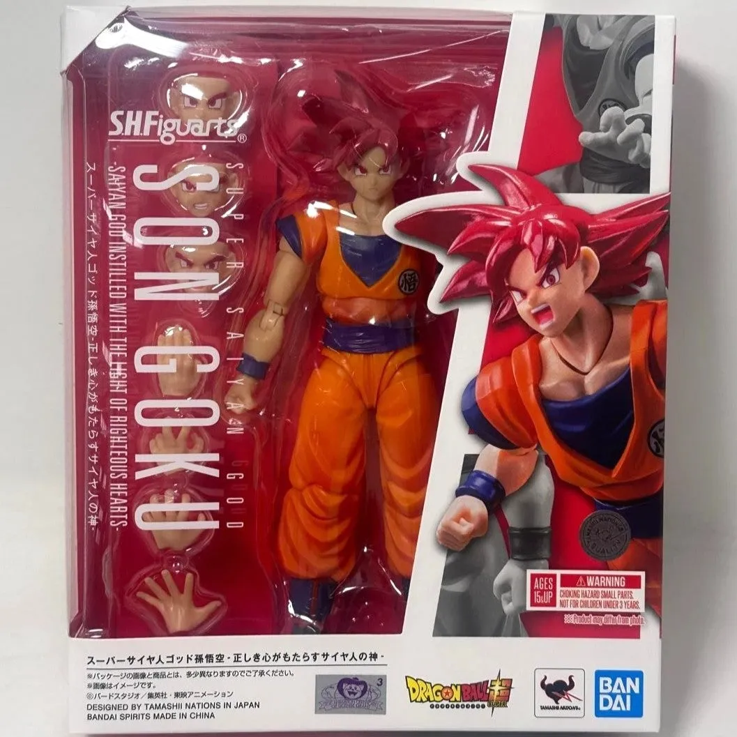 Son Goku Super Saiyan God S.H.Figuarts Action Figure - Dragon Ball Super Son Goku Super Saiyan God S.H.Figuarts Action Figure - Dragon Ball Super - Image 1