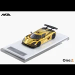 HKM Koenigsegg one 1:64 gold alloy car model