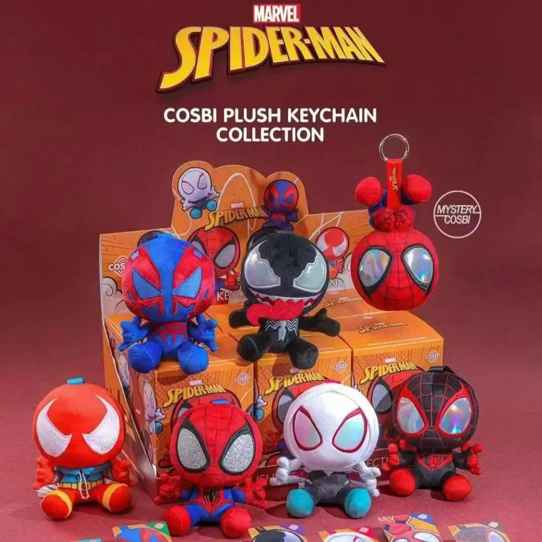 HOT TOYS x Marvel Spider-Man COSBI Series Plush Blind Box HOT TOYS x Marvel Spider-Man COSBI Series Plush Blind Box - Image 1
