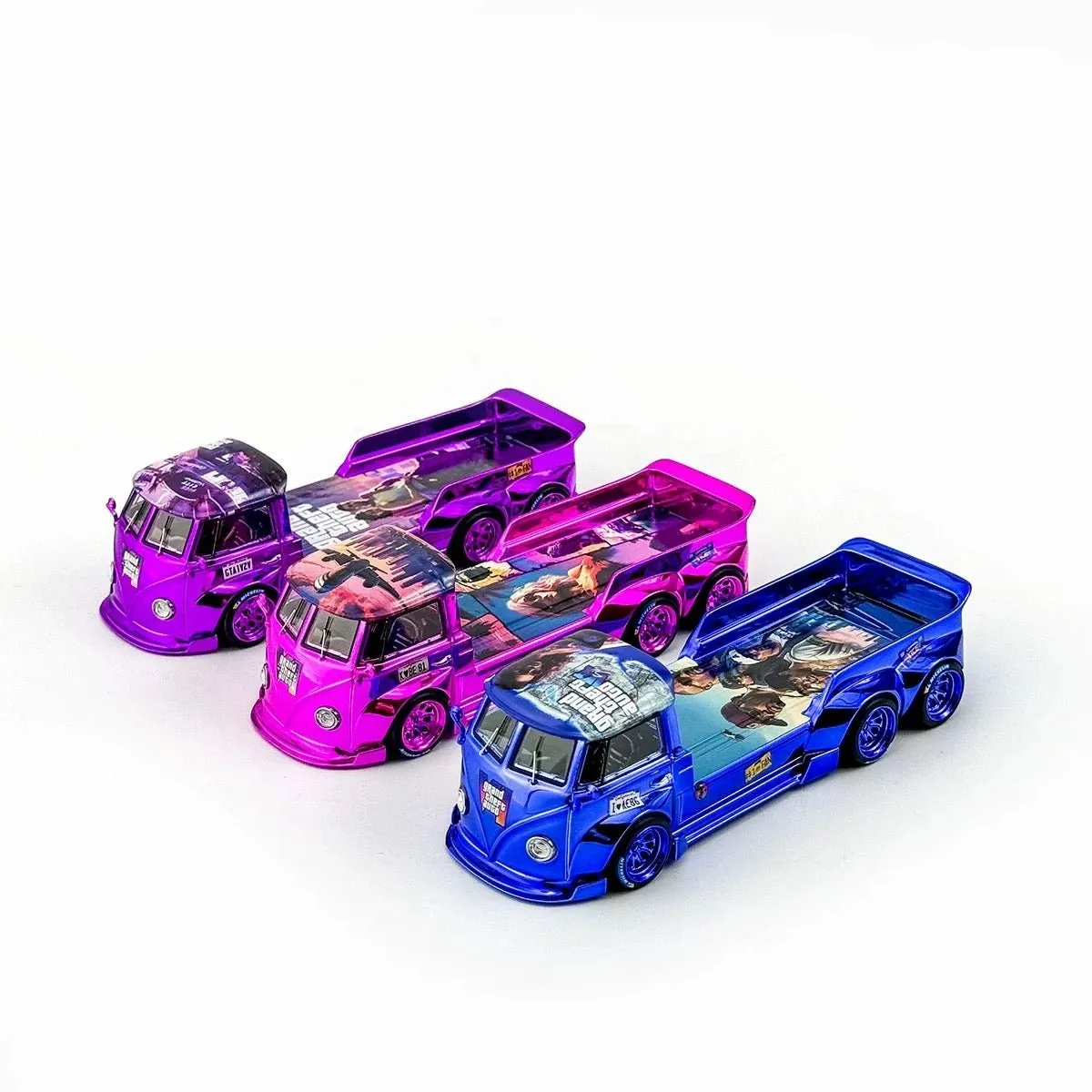 Liberty64 1:64 Volkswagen T1 TOW Trailer Electroplated Alloy Model Liberty64 1:64 Volkswagen T1 TOW Trailer Electroplated Alloy Model - Image 1