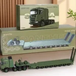 Masdi 1:64 Army Green SCANIA R650 Model Diecast combo