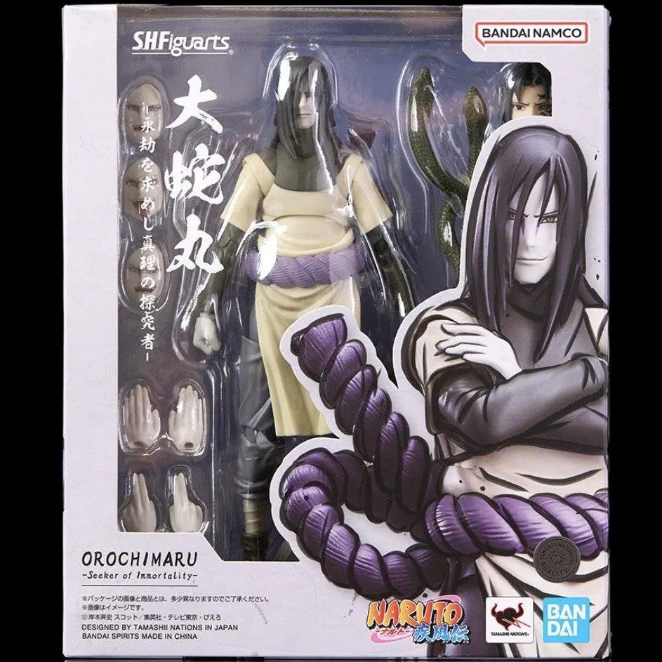 Orochimaru Seeker of Immortality S.H.Figuarts Action Figure - Naruto Shippuden Orochimaru Seeker of Immortality S.H.Figuarts Action Figure - Naruto Shippuden - Image 1