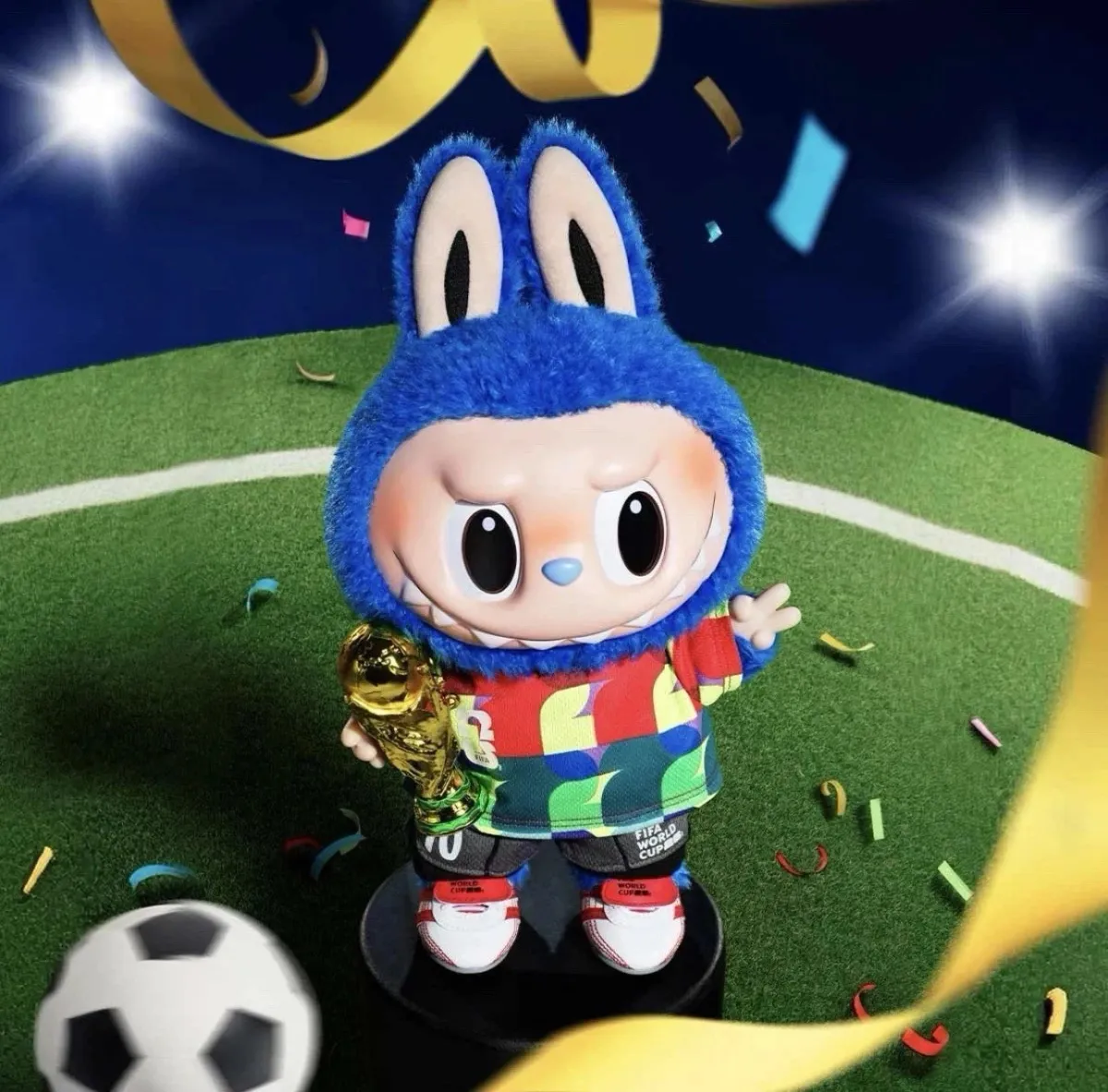Pop Mart The Monsters LABUBU- FIFA World Cup "CATCH THE WIN" 100% Authentic