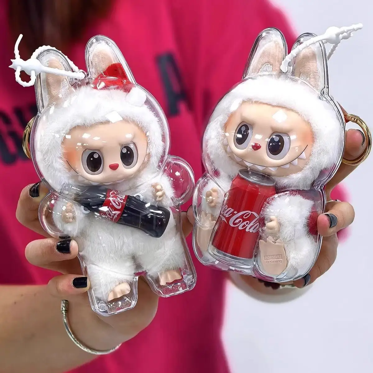 Popmart Labubu - The Monsters - Protective Cases for Coca Cola Series Popmart Labubu - The Monsters - Protective Cases for Coca Cola Series - Image 1