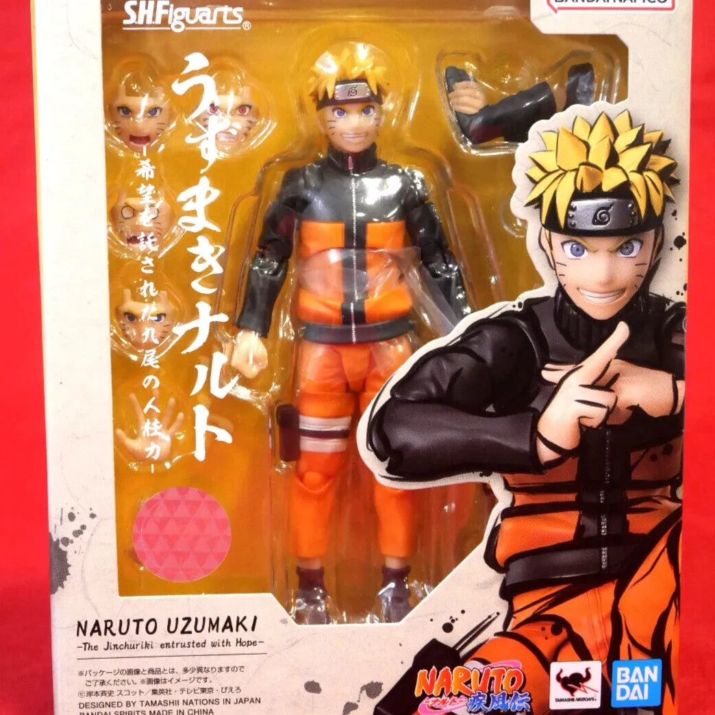 Naruto Uzumaki The Jinchuriki Entrusted with Hope S.H.Figuarts Action Figure – Naruto Shippuden Naruto Uzumaki The Jinchuriki Entrusted with Hope S.H.Figuarts Action Figure – Naruto Shippuden - Image 1